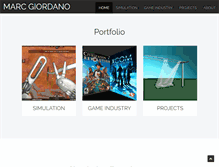 Tablet Screenshot of marcgiordano.com